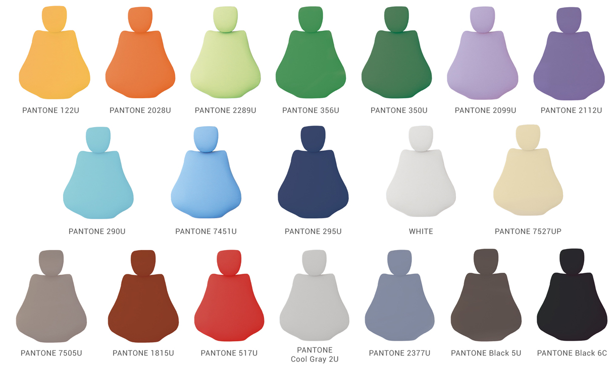 Available colours Bader Armchairs