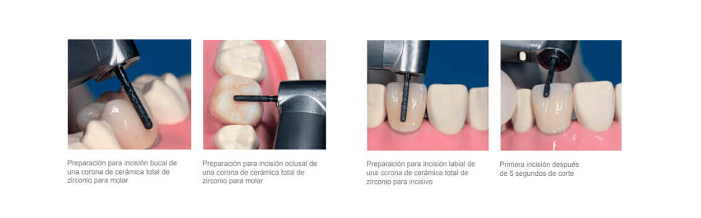 Fresas diamantadas ZirconCut