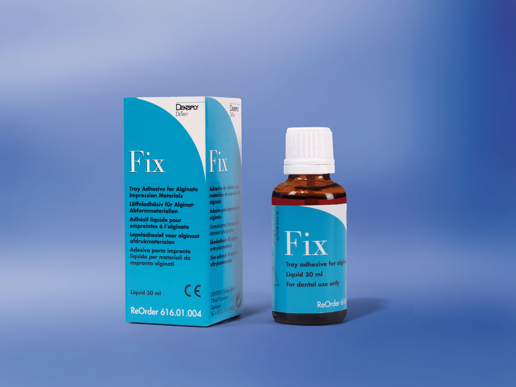 Fixed liquid adhesive 