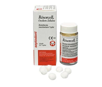 Bolitas hemostáticas Resorcell