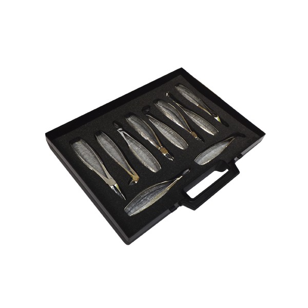 Kit de 10 forceps+GRATIS MALETIN