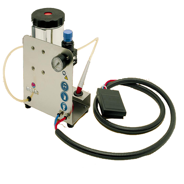 MICRO-BLASTING MODULE WITH PRESSURE REDUCER AND PEDAL